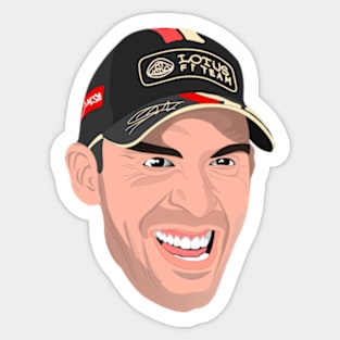 Pastor Maldonado Sticker